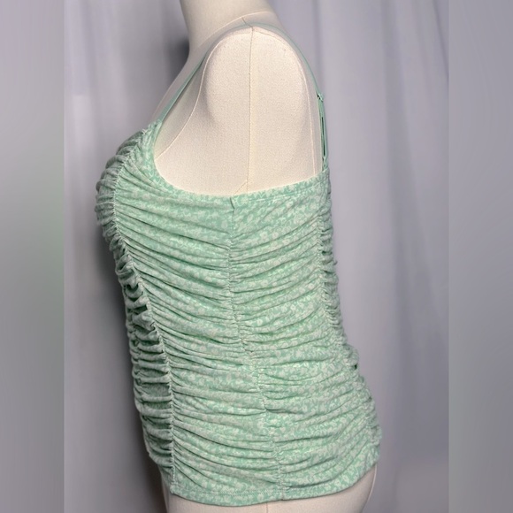 Torrid Women's Ruched Mesh Stretch Tank Top (640) - Picture 7 of 13